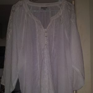 Xxl white blouse